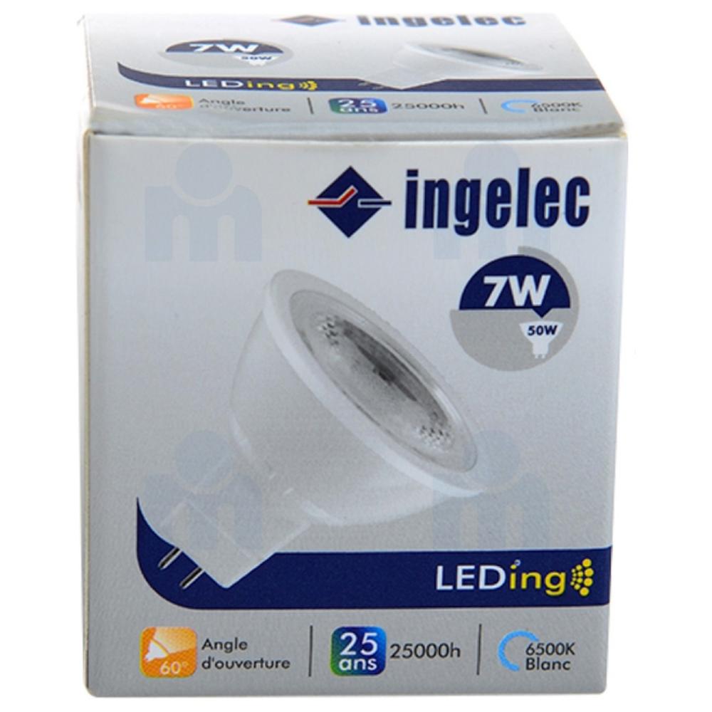 [587475] Lumière Blanche Spot LED Ingelec 12V 7W