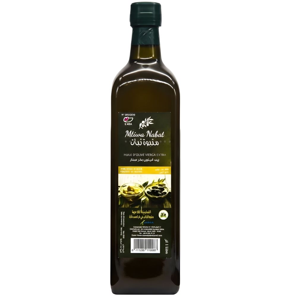 [707960] Huile d’Olive Extra Vierge Mtiwa Nabate 1 Litre