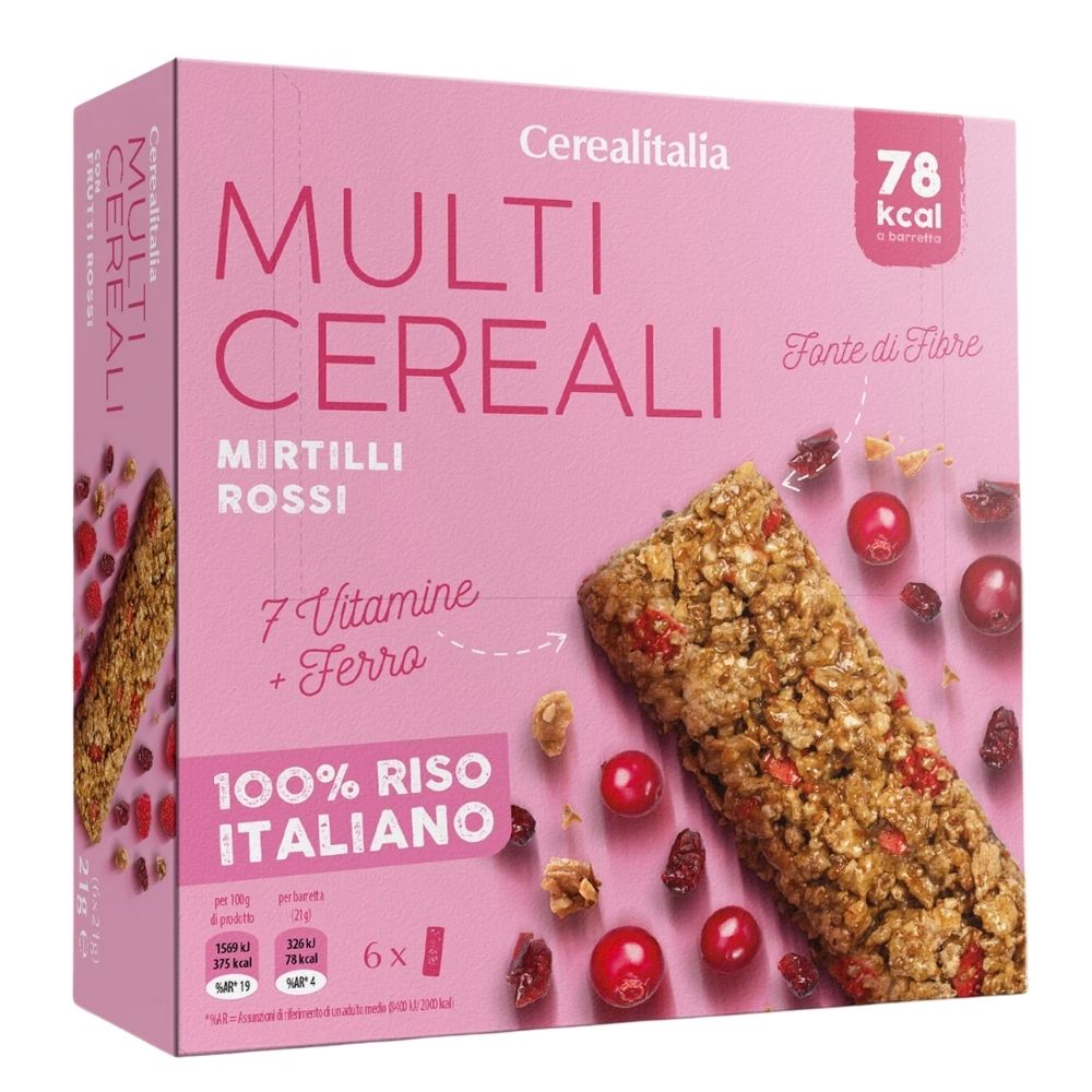 Barre Multicéréale Yaourt Myrt Cerealitalia 126 g