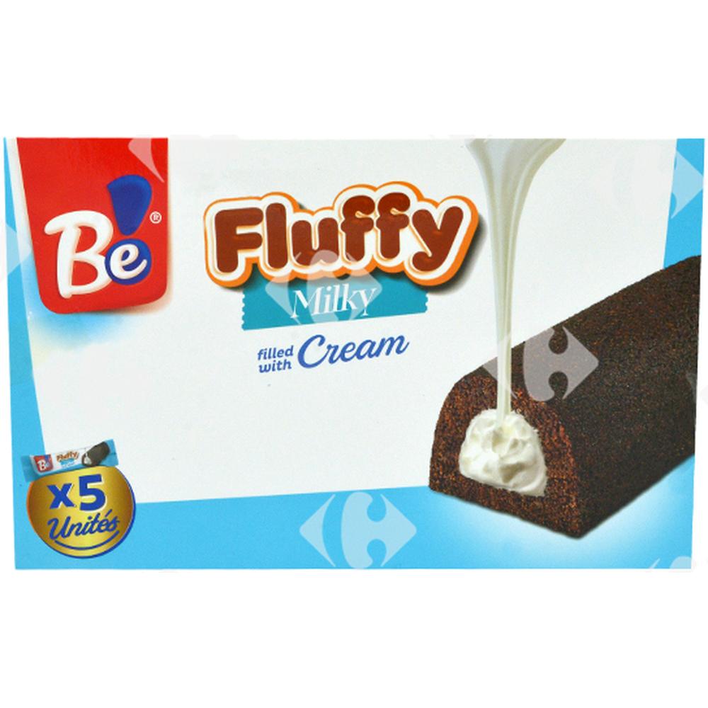 [662460] Pack de 5 Cakes Fluffy Milky Crème Be 480g