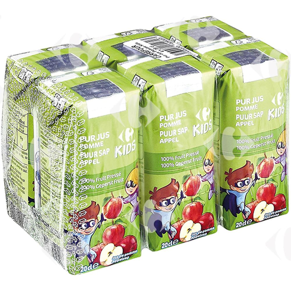 Pack Pur Jus de Pomme Carrefour Kids 6x20cl