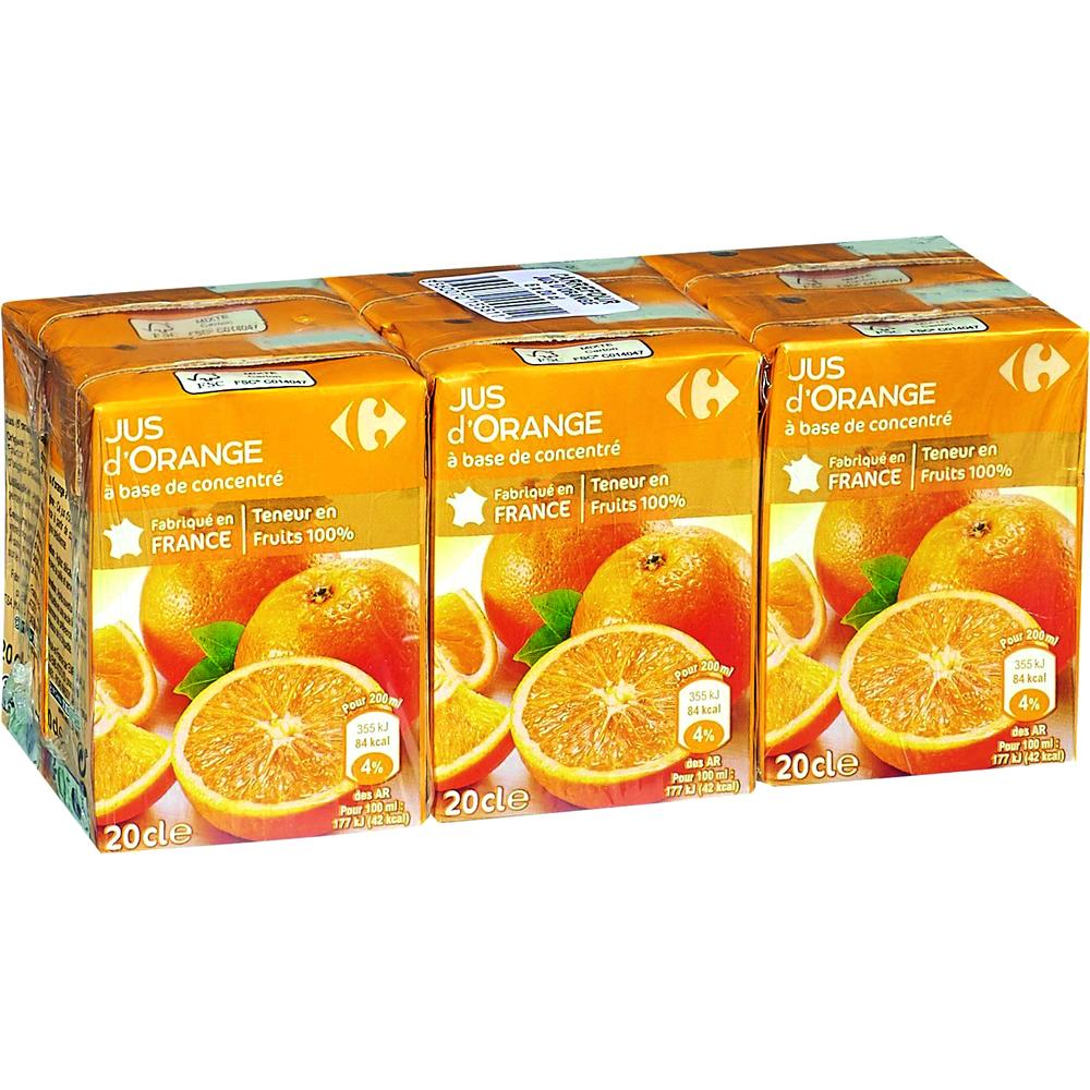 Pack Nectars d'Orange Carrefour 6x20cl