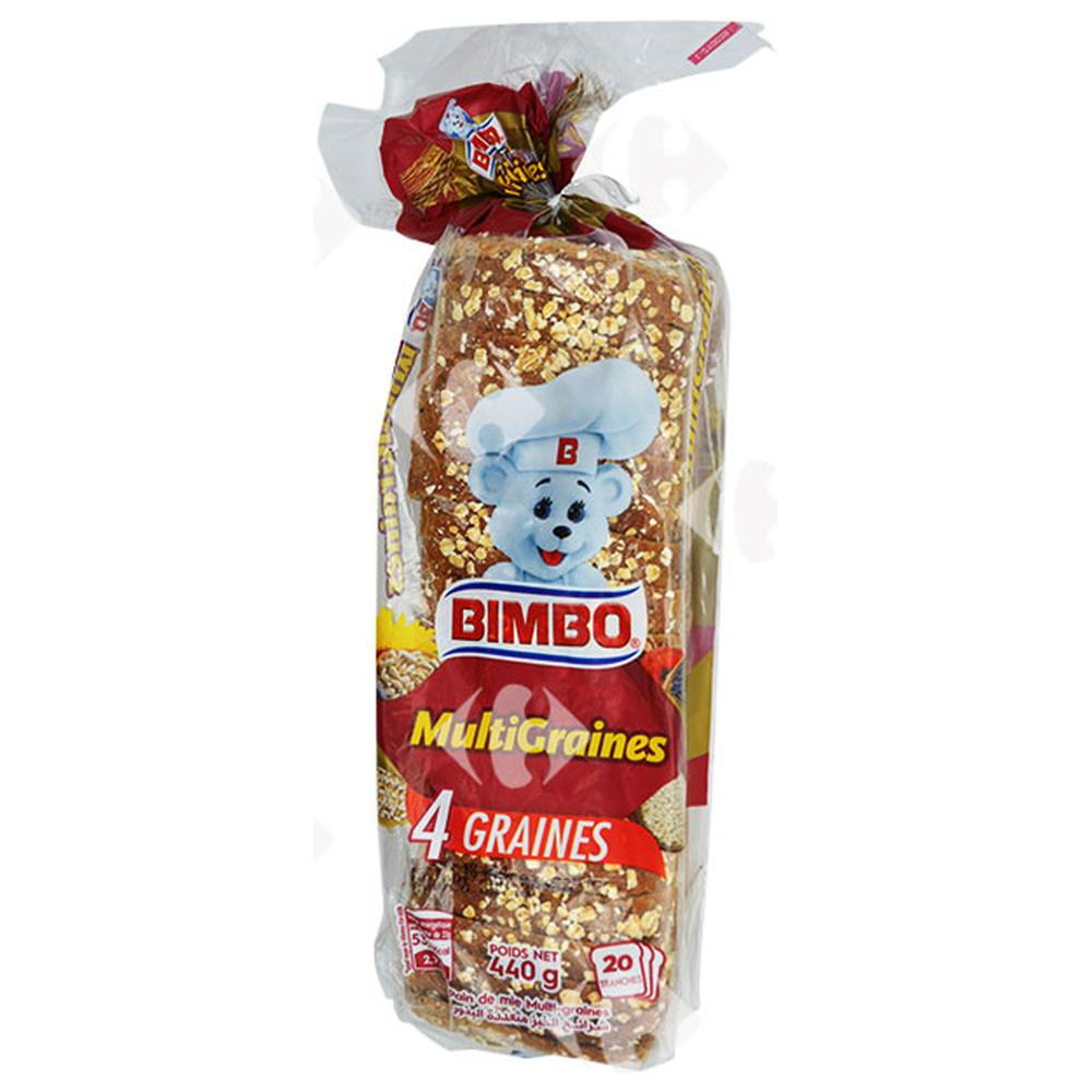 Pain de Mie Multigrain Bimbo 20 tranches 440g