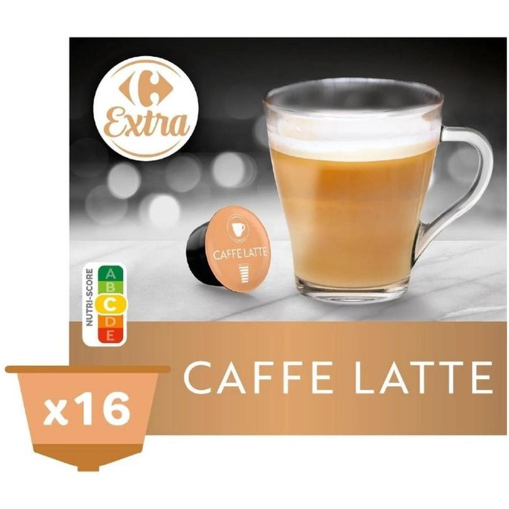 Capsules Caffe Latte Carrefour Extra 16 Capsules