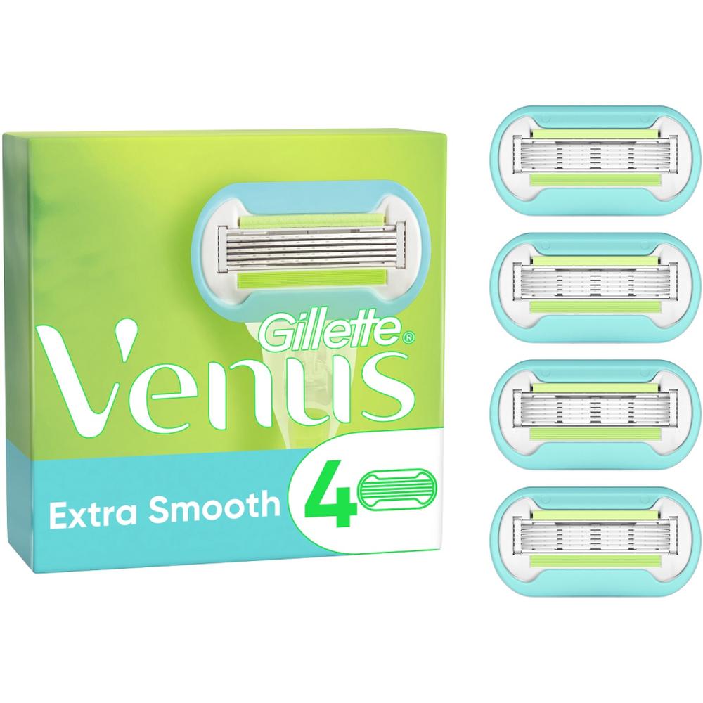 [664801] Recharges de lames de rasoir Extra Smooth 5 lames Venus 4 unités