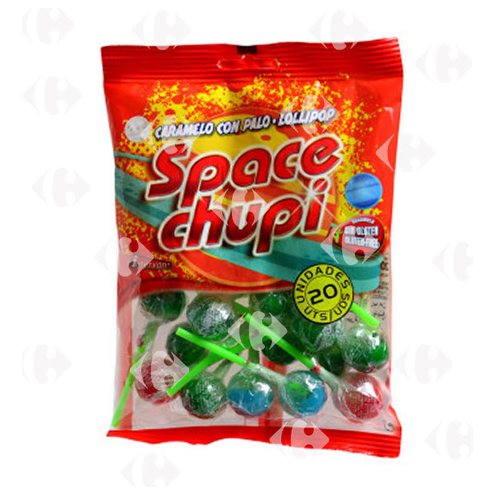 [559931] Sucettes Fruits et Cola Space Chupi 20 Unités