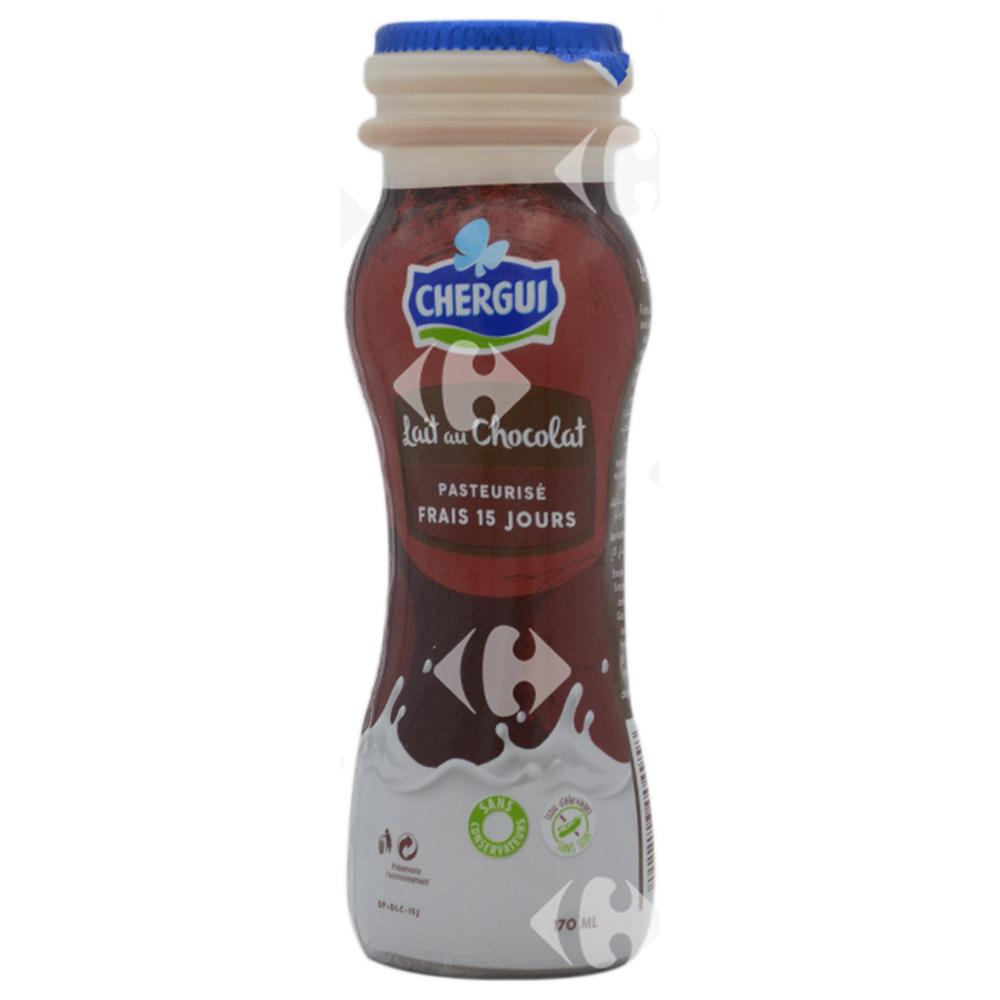 Lait Frais Aromatisé au Chocolat Chergui 170ml