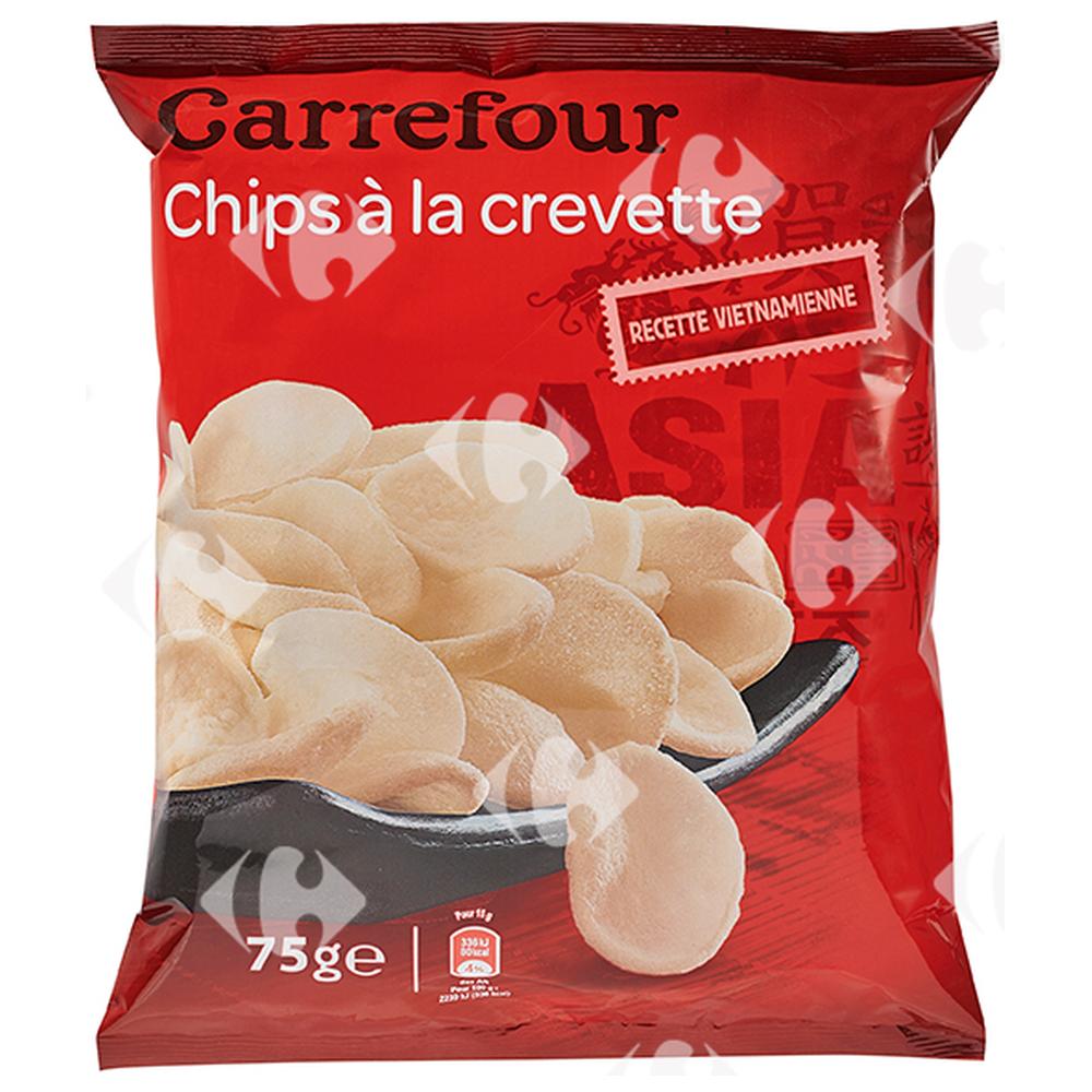[656482] Chips à la Crevette Carrefour 75g