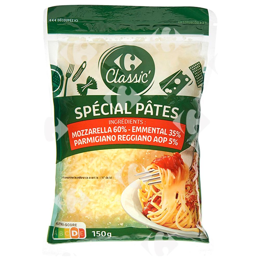 Fromage Râpé spécial Pâtes Carrefour 150g