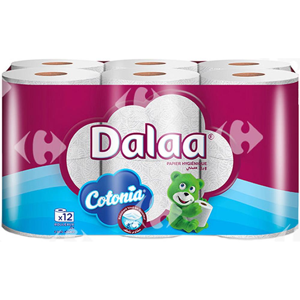 Papier Hygiénique Cotonia Jumbo 2 Plis Dalaa 12 unités