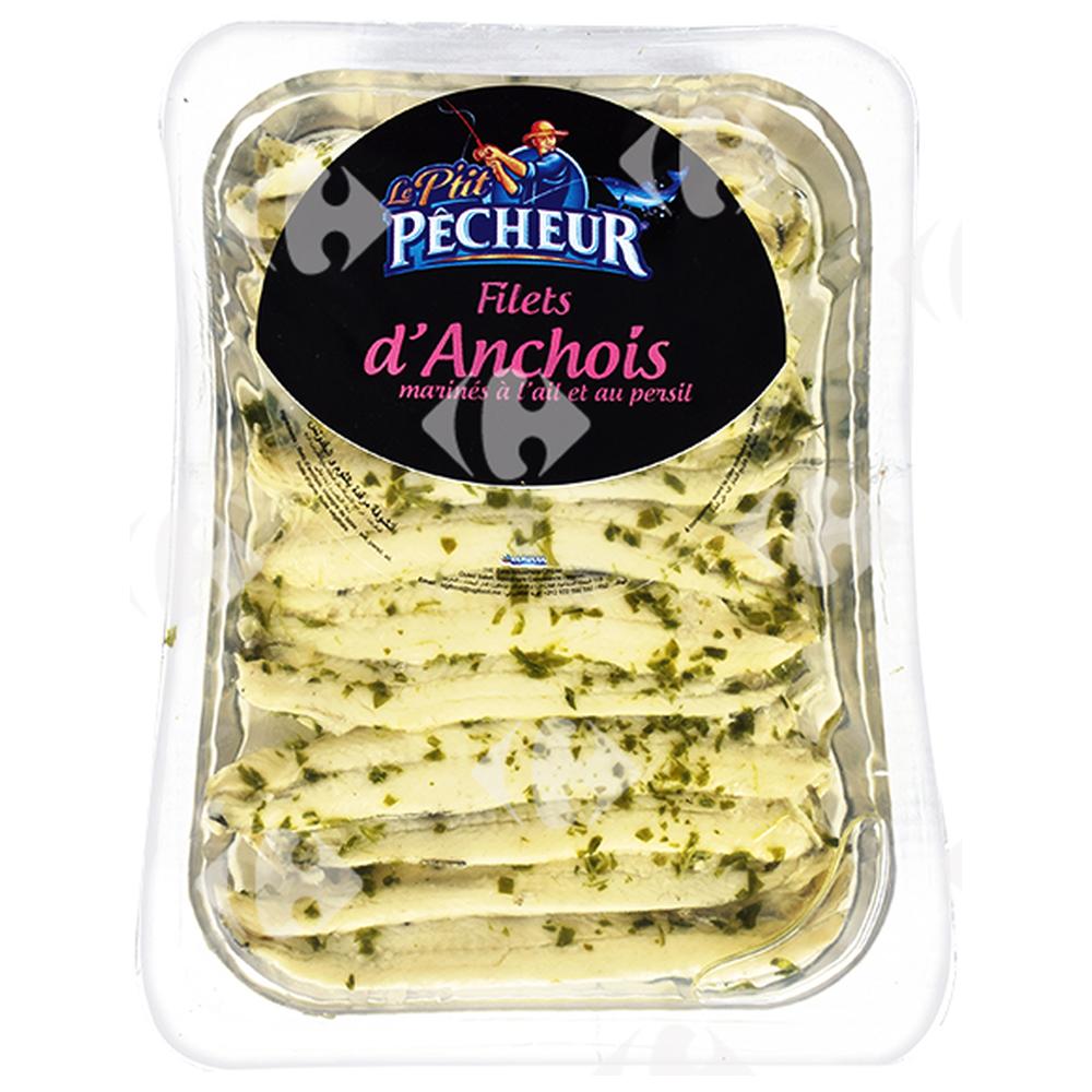 Anchois à l'Ail et Persil Le P'tit Pêcheur 180g