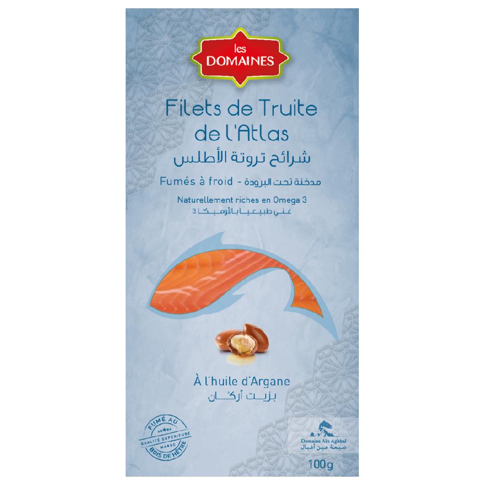 Filet de Truite à l'Huile d'Argan Les Domaines 100g