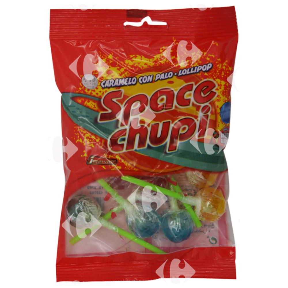 [653302] Sucettes Sans Gluten Space Chupi 8 Unités