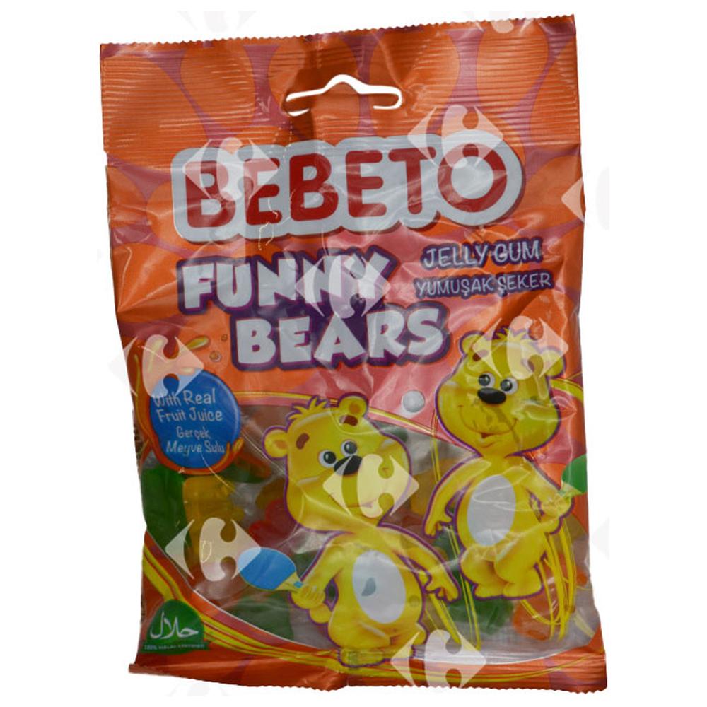 Gommes Funny Bears Bebeto 80g