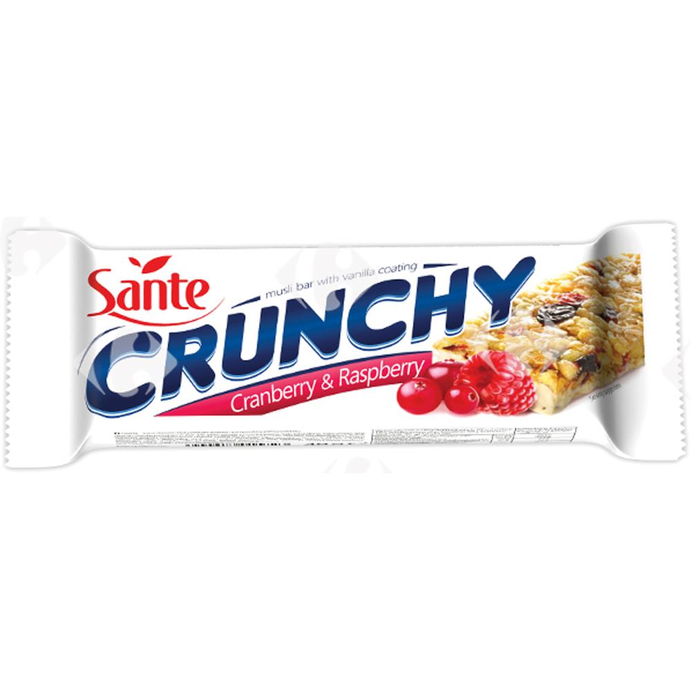 Barres Muesli Canneberge Crunchy Sante 35g.