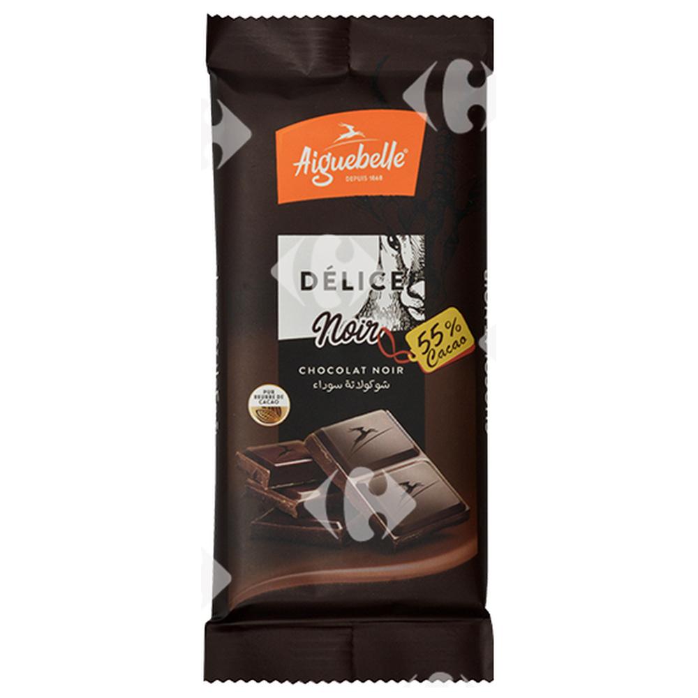 [662422] Tablette de Chocolat Noir 55% Délice Aiguebelle 100g