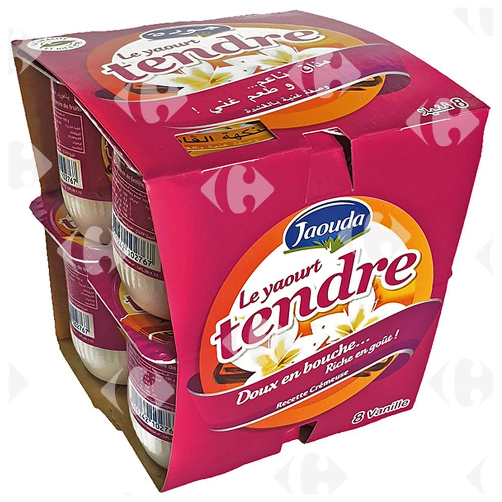 Pack Yaourt Ferme Vanille Tendre Jaouda 8x110g