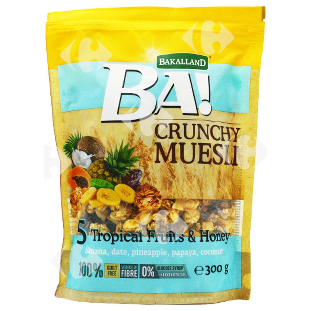 Muesli Crunchy Fruits Tropicaux Ba 300g