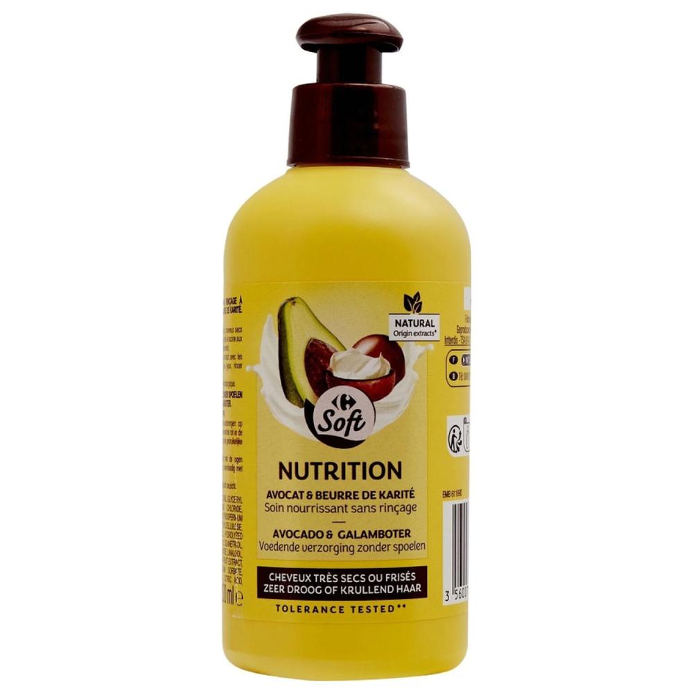 Crème Soin Sans Rinçage Avocat Karité Les Cosmétiques Carrefour 200ml