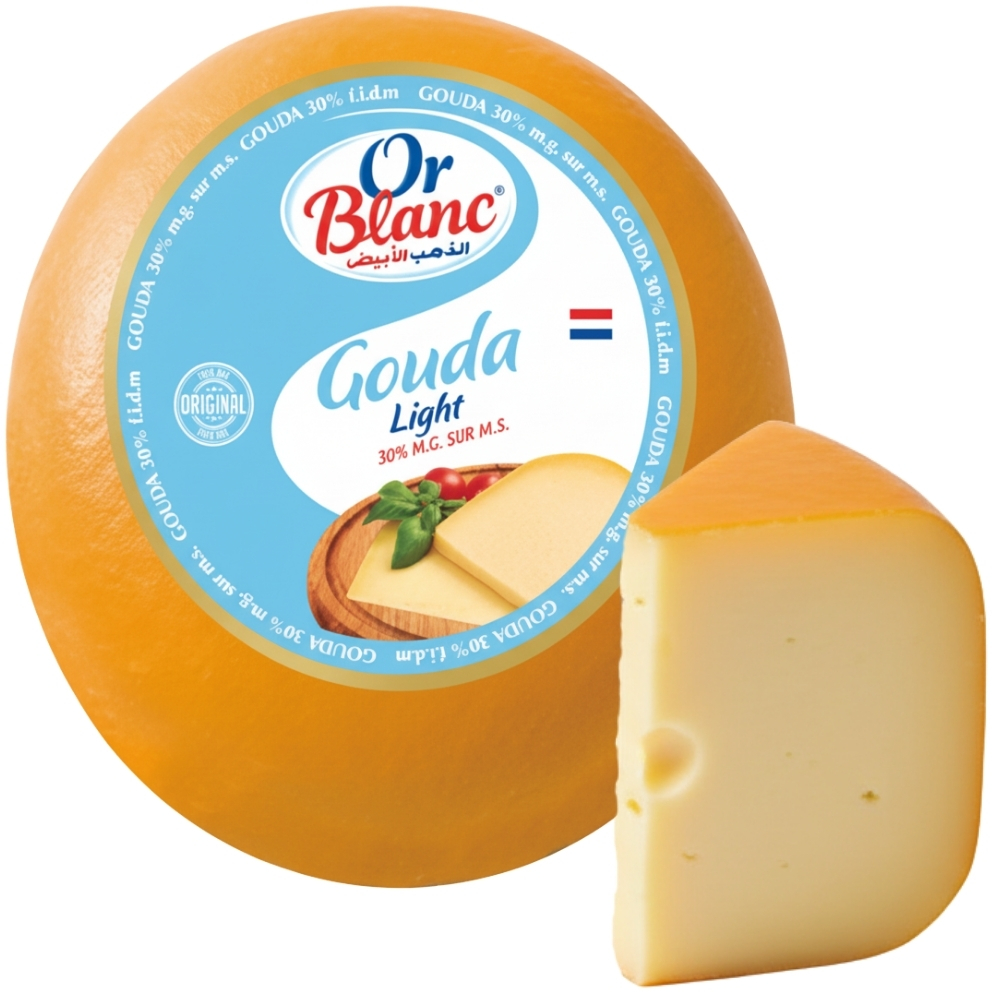 Fromage Gouda Light Or Blanc 100g