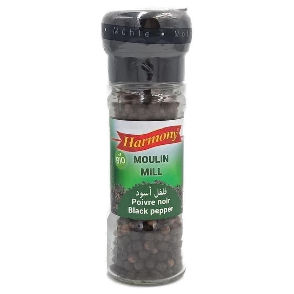 Moulin Poivre Noir Bio Harmony 45g.