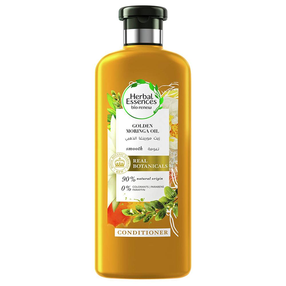 Après Shampooing Bio Renew Smooth Golden Moringa Oil Herbal Essences 400ml.