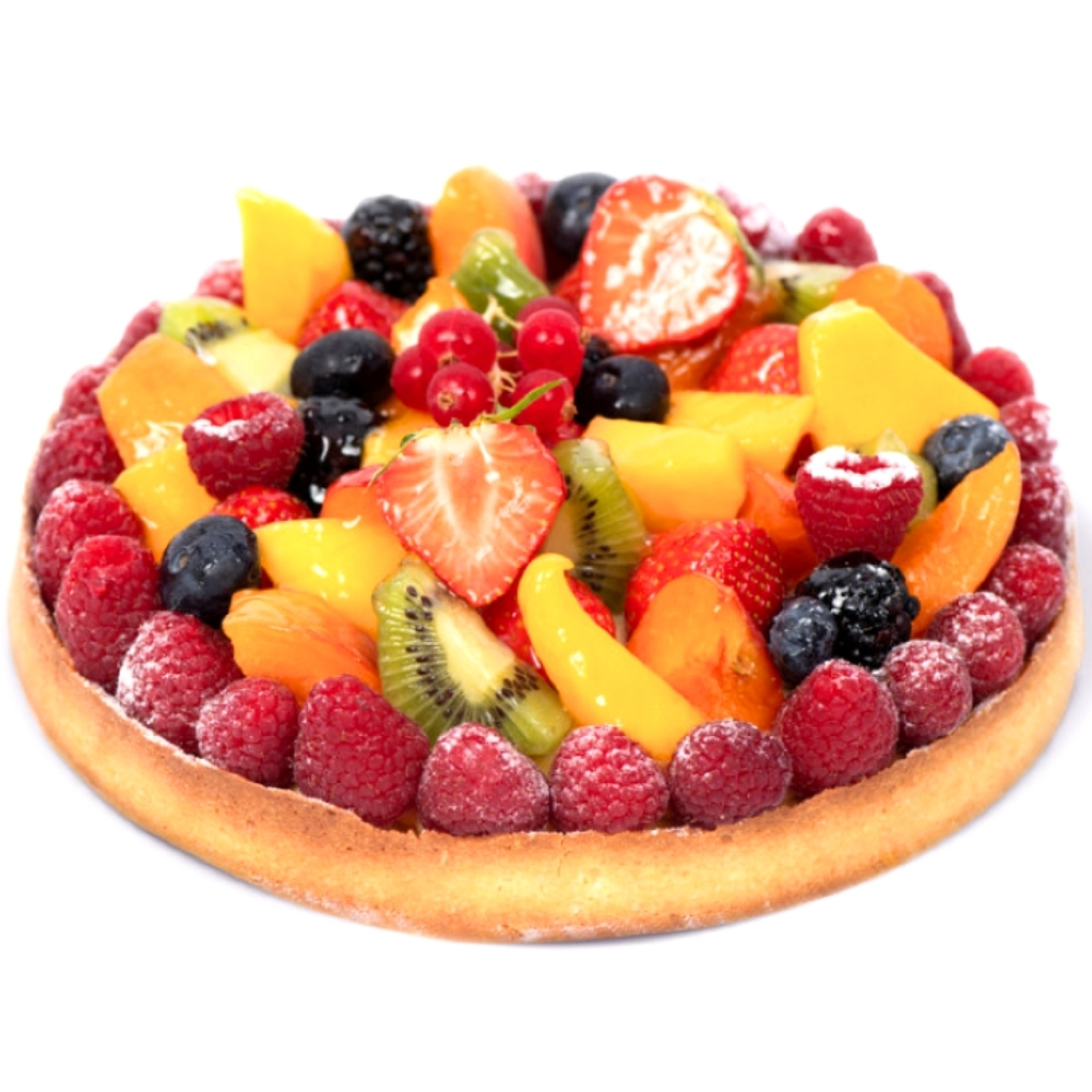 Tarte aux fruits 10 personnes.
