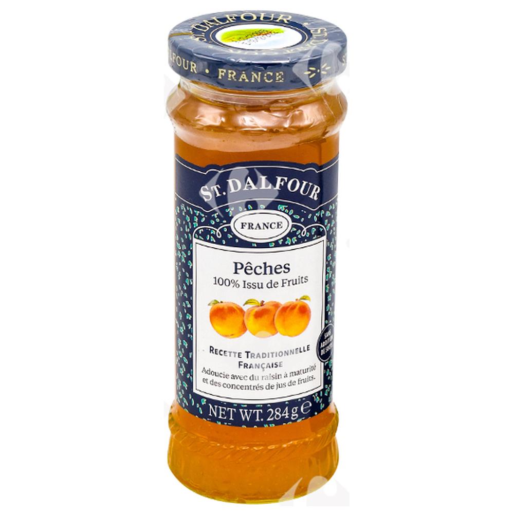Confiture de Pêche Sans Sucre Saint Dalfour 284g