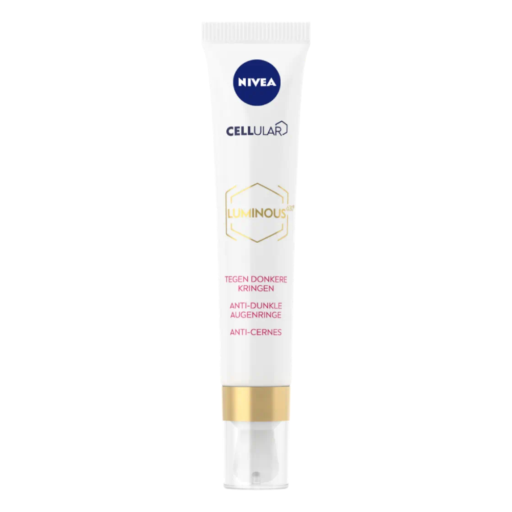 Soin Contour des Yeux Anti-cernes Acide Hyaluronique & Caféine Luminous 630 NIVEA 15ml.