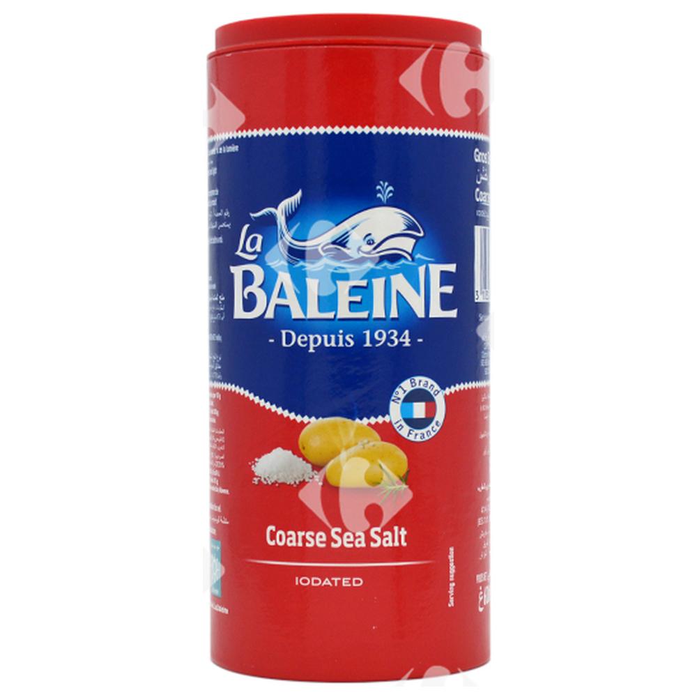 [594505] Sel de Mer Fin en Boîte Verseuse La Baleine 600g