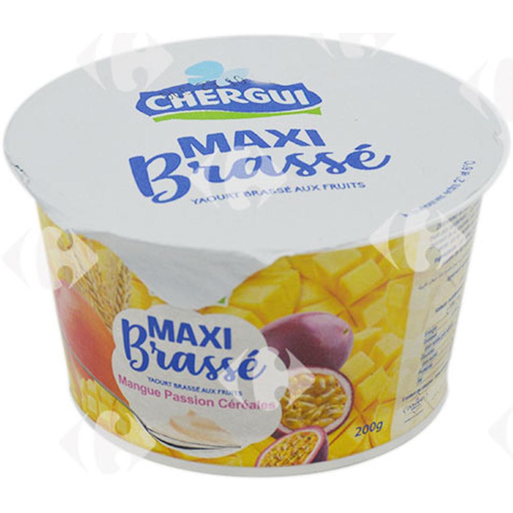 [659400] Yaourt Brassé Mangue Passion et Céréales Maxi Chergui 200g