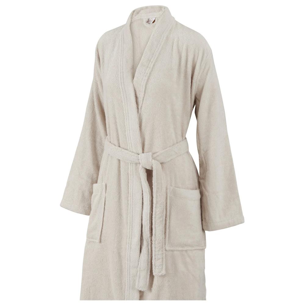 [642619] Peignoir Adulte Beige Clair 100% Coton Tex Home S/M