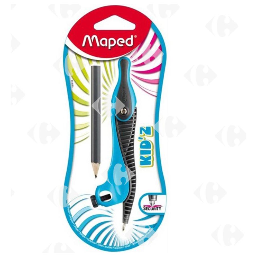 Compas Plastique Kid'z Avec Crayon Maped