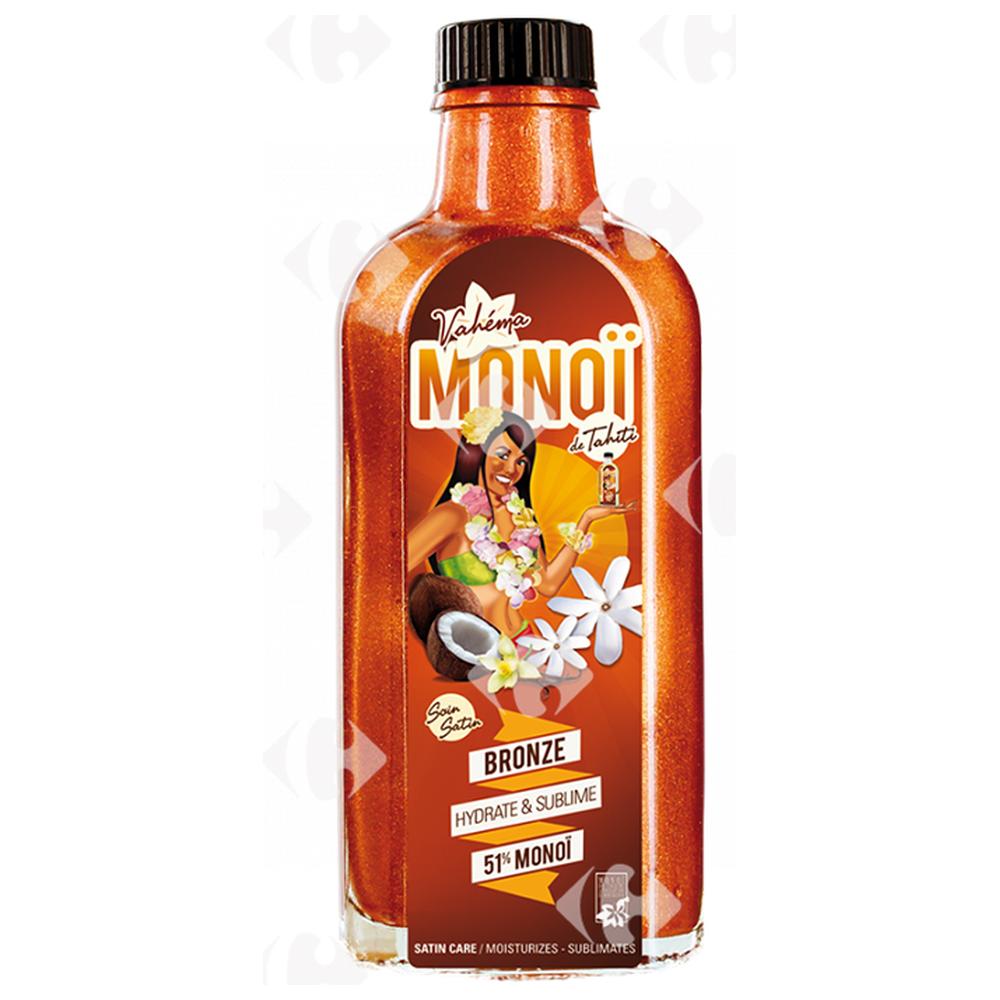 Huile Soin Satin Bronze Vahema Monoï 100ml.