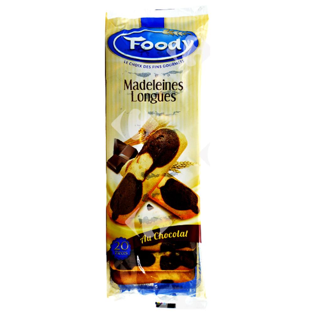 [414406] Madeleines Fourrées Chocolat Foody 250g.