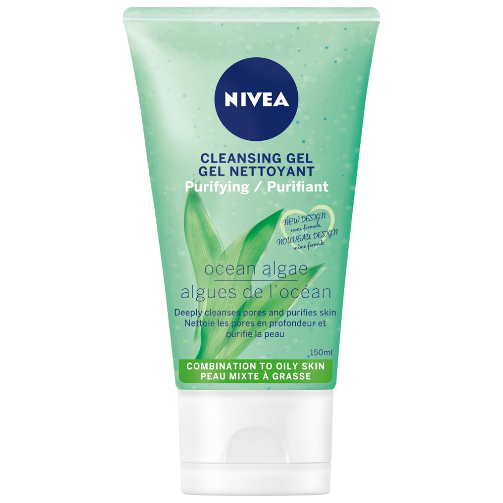 Gel Nettoyant Purifiant Detox Peaux Mixtes à Grasse Nivea 150ml.