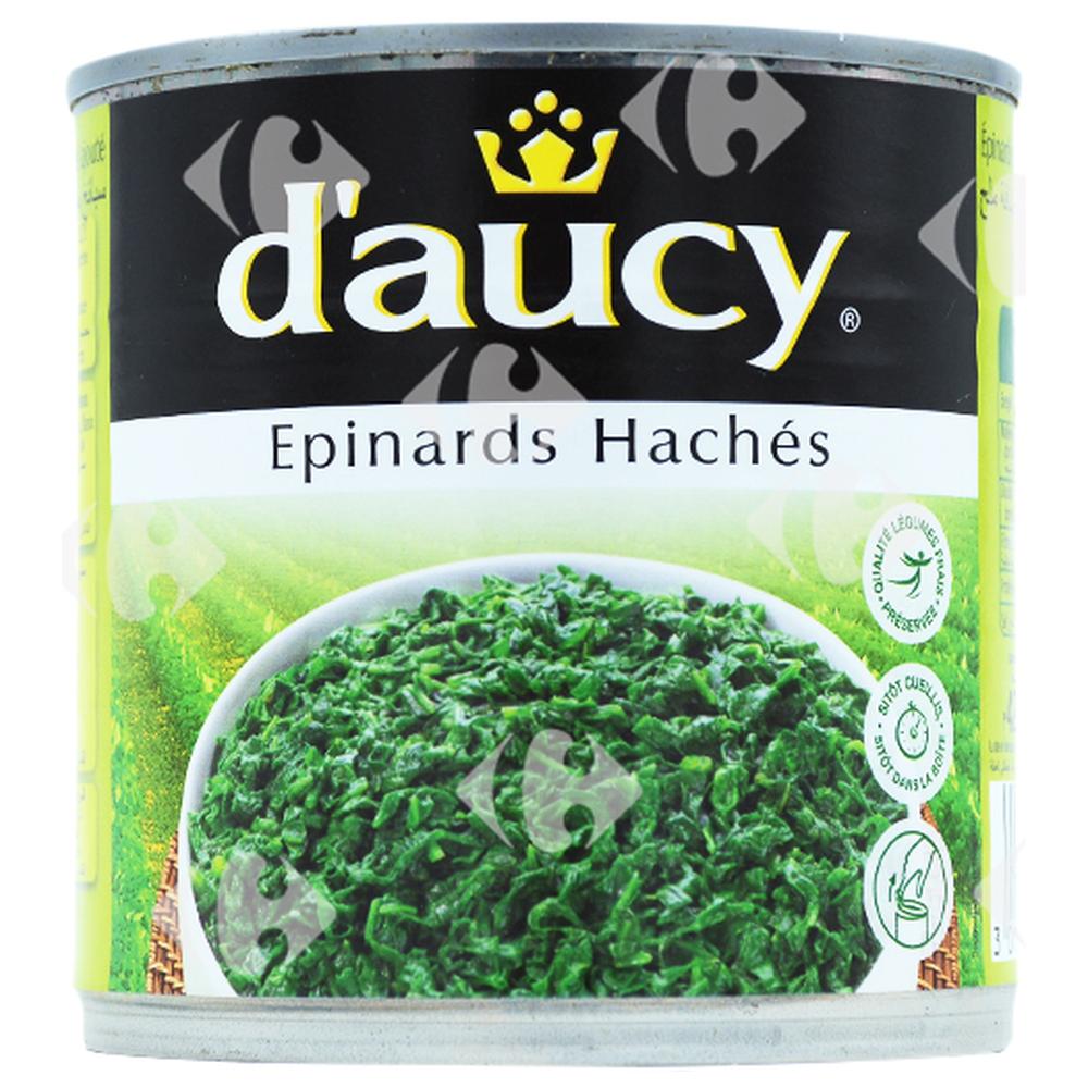 [1676] Conserve d'Épinards D'Aucy 400g.
