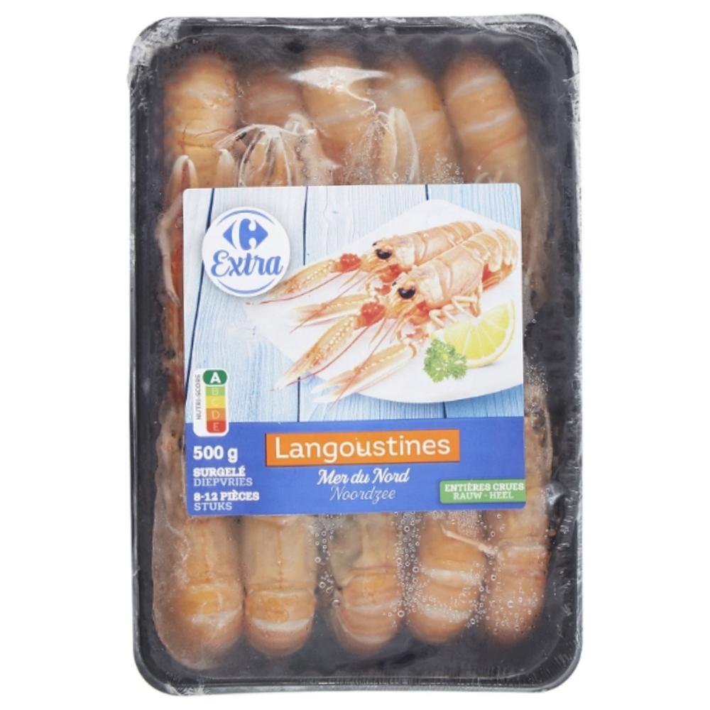 Langoustines Entières Crues 16/24 Carrefour 500g