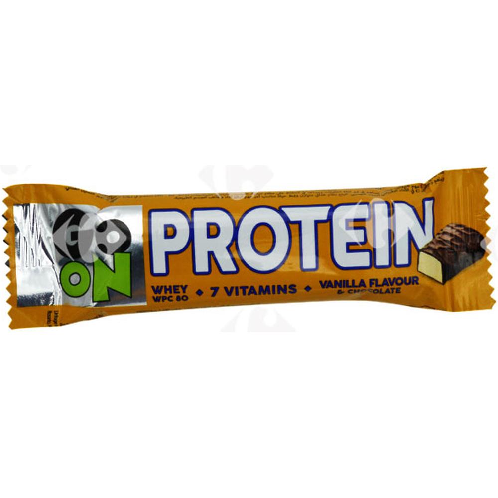 Barres Protéinées à la Vanille Go On 50g.