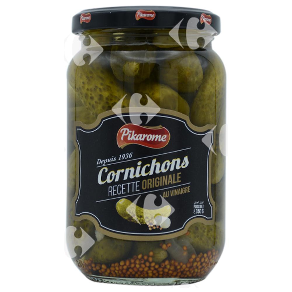 Bocal de Cornichons au Vinaigre Pikarôme 37cl.