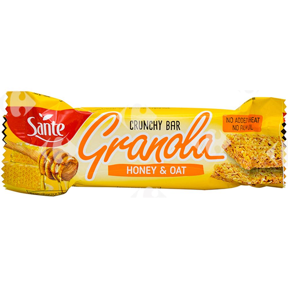 Barres d'Avoines et Miel Granola Sante 40g.