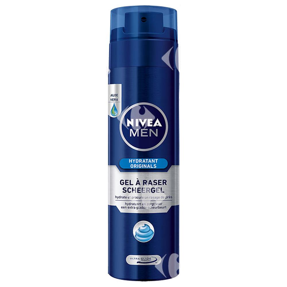 Gel à raser Sensitive Nivea Men 200ml.