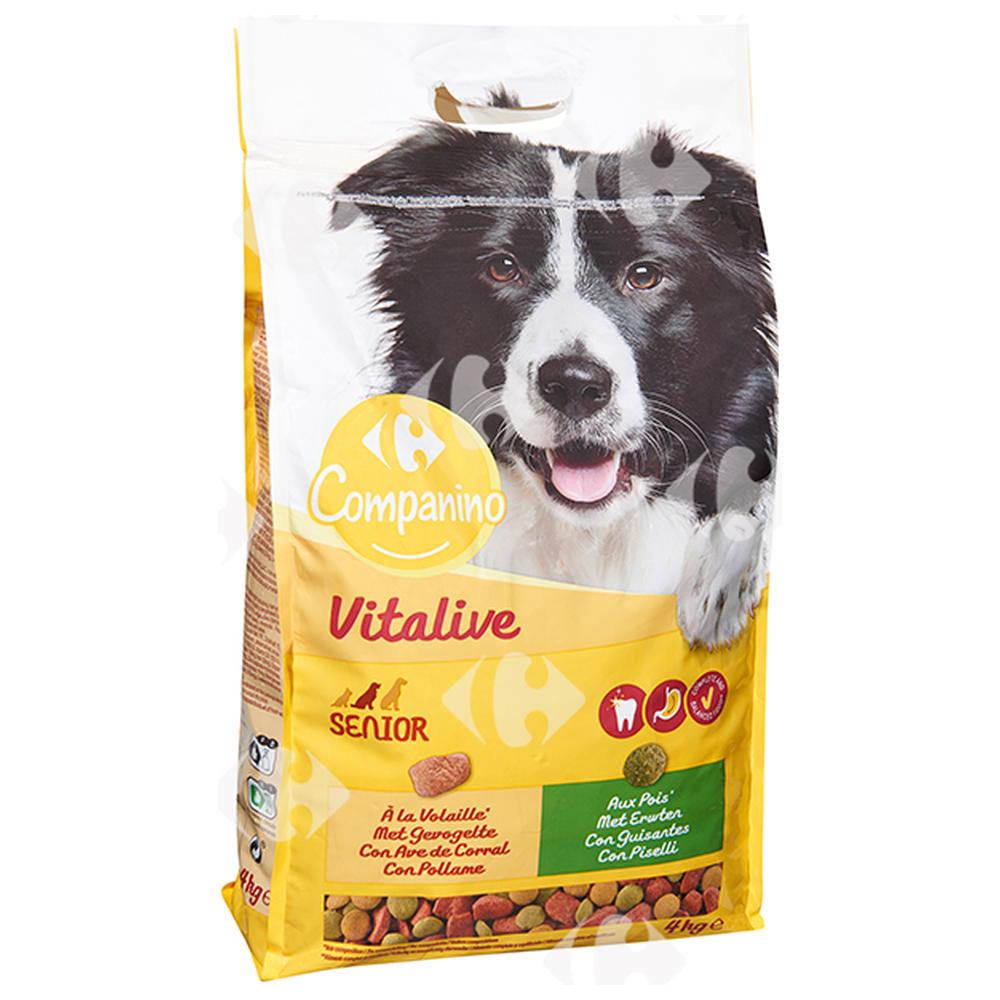 [507861] Croquettes pour Chiens Seniors Carrefour 4kg