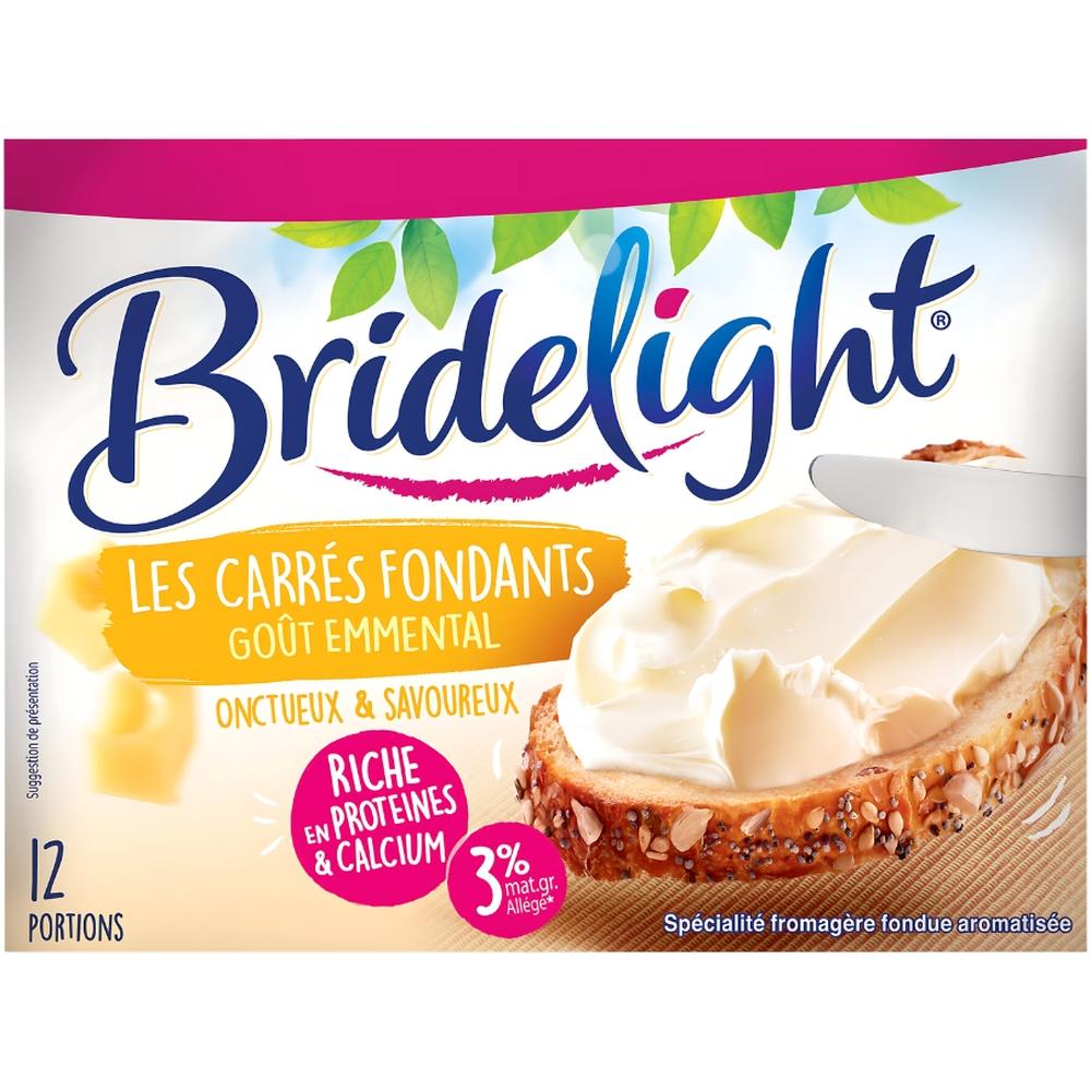 [596741] Les Carrés Fondants Goût Emmental Bridelight 200g