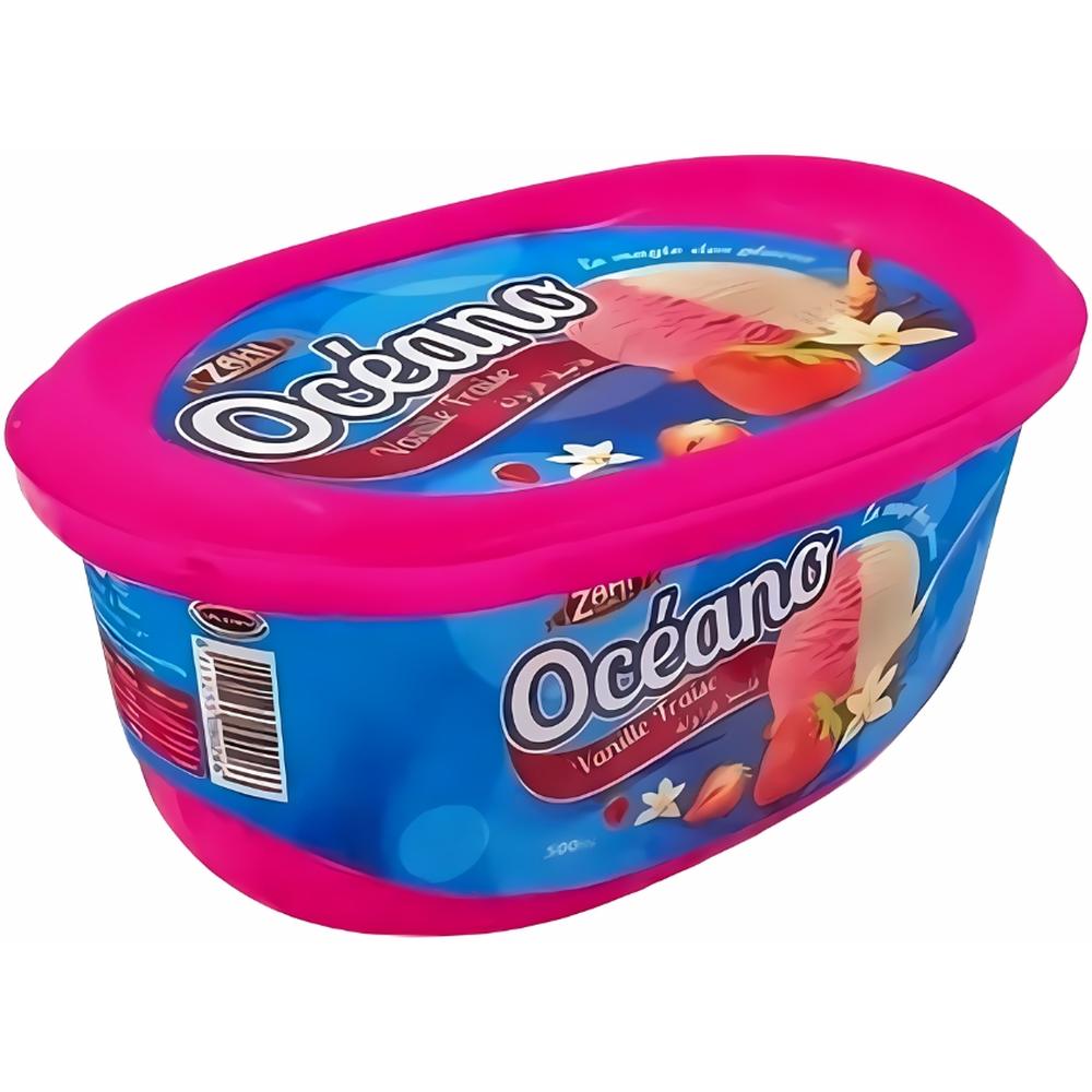 Crème Glacée Océano Vanille Fraise 1/2L