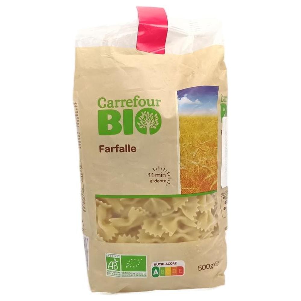 Farfalles Carrefour Bio 500g