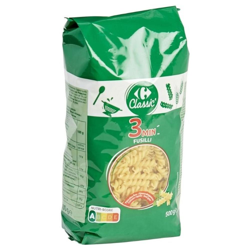 Fusilli Carrefour 500g.