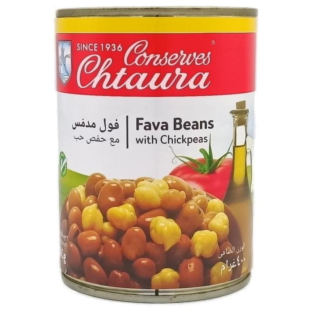 Foul Moudammas avec Pois Chiche Chtaura 400g.