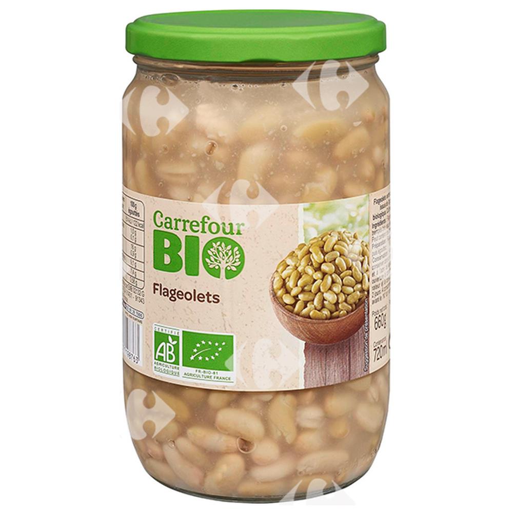 [637672] Flageolets Carrefour Bio 72cl