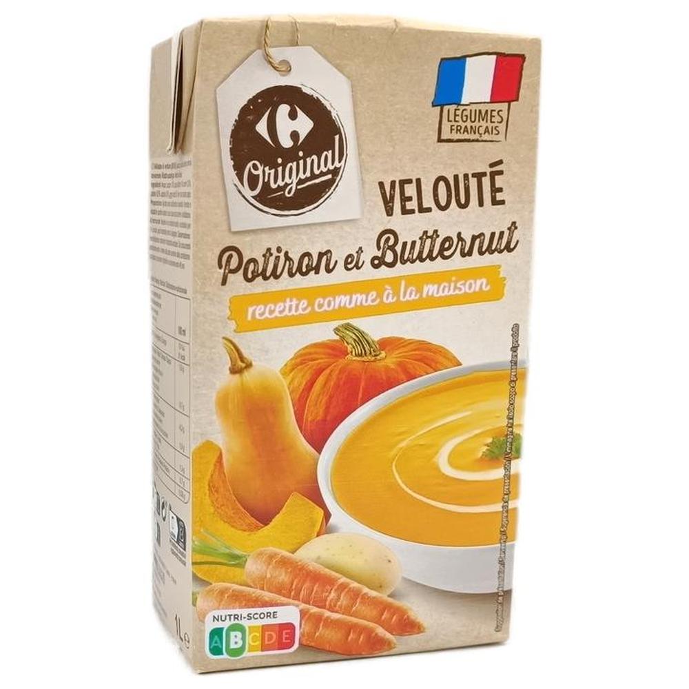 Velouté de Potiron Clean Carrefour 1L.